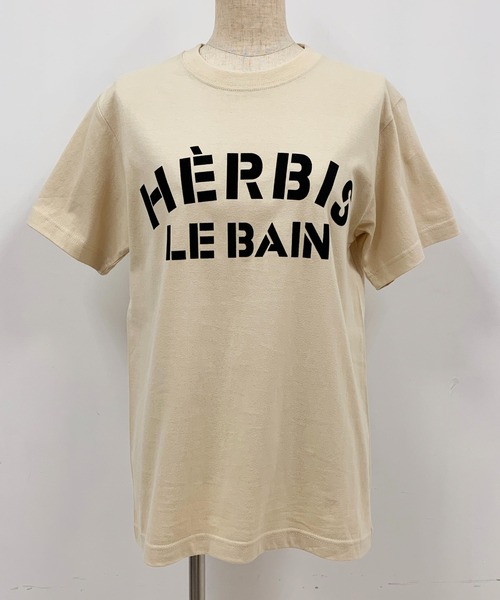 PICCIN（ピッチン）の「レギュラーフィットフロッキーロゴTシャツ（HERBIS）（Tシャツ/カットソー・レディース・ホワイト/チャコールグレー/ベージュ・M）」の12枚目の写真