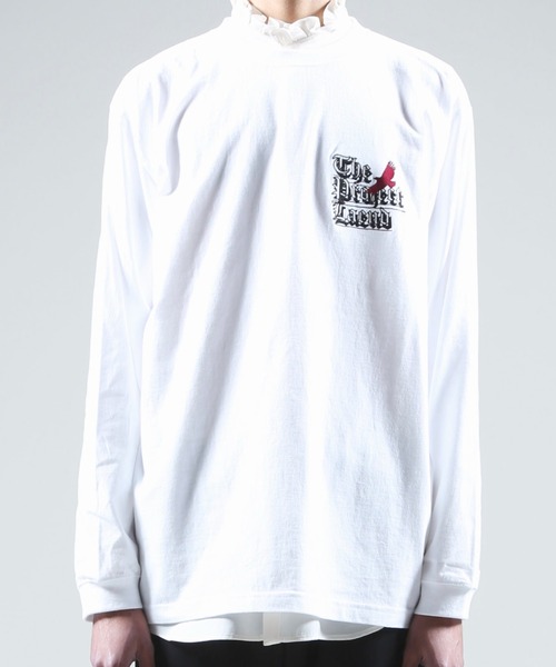 GalaabenD(ガラアーベント)の「ロゴ刺繍ロングスリーブTシャツ(Tシャツ/カットソー・メンズ・ホワイト/ブラック・M/L)」の3枚目の写真