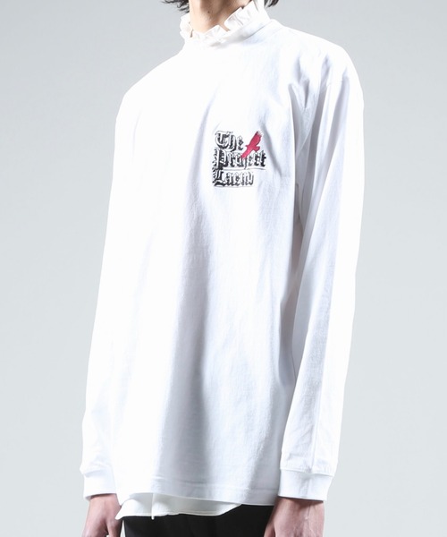 GalaabenD(ガラアーベント)の「ロゴ刺繍ロングスリーブTシャツ(Tシャツ/カットソー・メンズ・ホワイト/ブラック・M/L)」の4枚目の写真