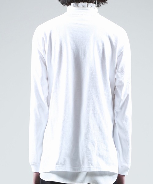 GalaabenD(ガラアーベント)の「ロゴ刺繍ロングスリーブTシャツ(Tシャツ/カットソー・メンズ・ホワイト/ブラック・M/L)」の6枚目の写真