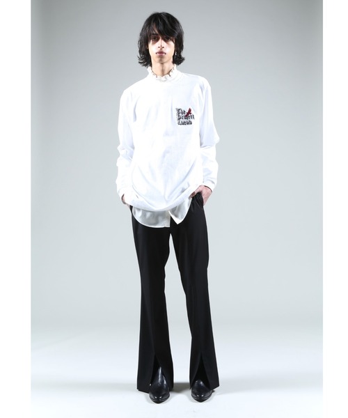 GalaabenD(ガラアーベント)の「ロゴ刺繍ロングスリーブTシャツ(Tシャツ/カットソー・メンズ・ホワイト/ブラック・M/L)」の17枚目の写真