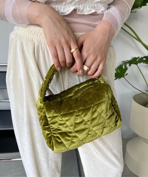 SANSeLF(サンセルフ)の「Se 2way ポーチバッグ 【SANSeLF】sana21a001(ハンドバッグ・レディース・ピンク/オレンジ/グリーン/ブラック/ホワイト/グリーン系その他/ピンク系その他/ブルー系その他/カーキ/オレンジ系その他/ライトパープル/ライトグリーン/ライトイエロー/ホワイト系その他/ライトピンク/オリーブ・FREE)」の4枚目の写真