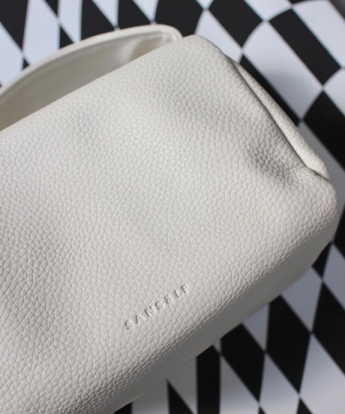 SANSeLF(サンセルフ)の「Se 2way ポーチバッグ 【SANSeLF】sana21a001(ハンドバッグ・レディース・ピンク/オレンジ/グリーン/ブラック/ホワイト/グリーン系その他/ピンク系その他/ブルー系その他/カーキ/オレンジ系その他/ライトパープル/ライトグリーン/ライトイエロー/ホワイト系その他/ライトピンク/オリーブ・FREE)」の18枚目の写真