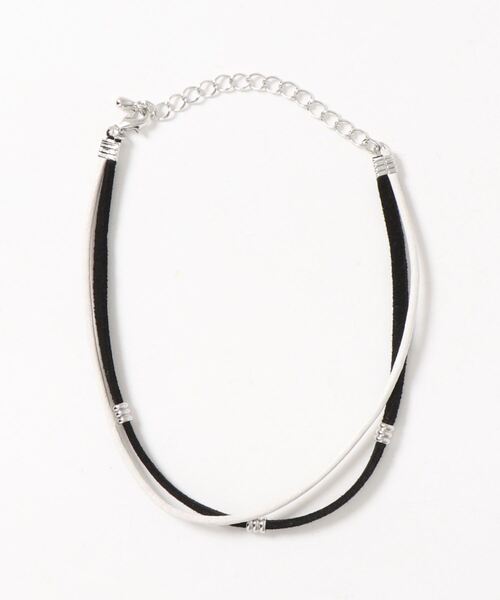 BAYBLO（ベイブロ）の「(BB)【ユニセックス】【フェイクレザー】2連 重ね付け見え アンクレット（アンクレット・メンズ・ネイビー/ブラウン/レッド/ターコイズブルー/ブラック/ベージュ・FREE）」の15枚目の写真