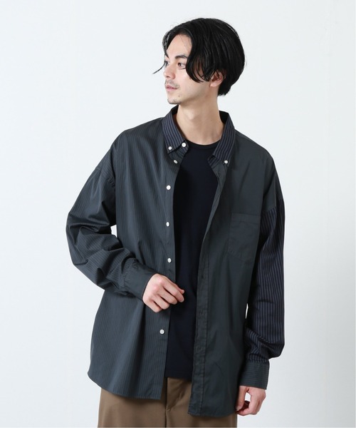 JOURNAL STANDARD TRISECT2 ボタンダウンシャツ長袖 L JOURNAL STANDARD（ジャーナルスタンダード）の「【TRISECT 2