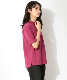 any Fam（エニィファム）の「プレミアムベーシックモックネック Ｔシャツ（Tシャツ/カットソー）」