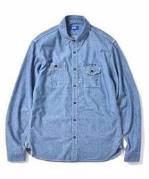 LFYT ラファイエット [Lafayette] - ユニオン クラシック シャンブレー 長袖 シャツ [UNION MADE CLASSIC CHAMBRAY SHIRT]