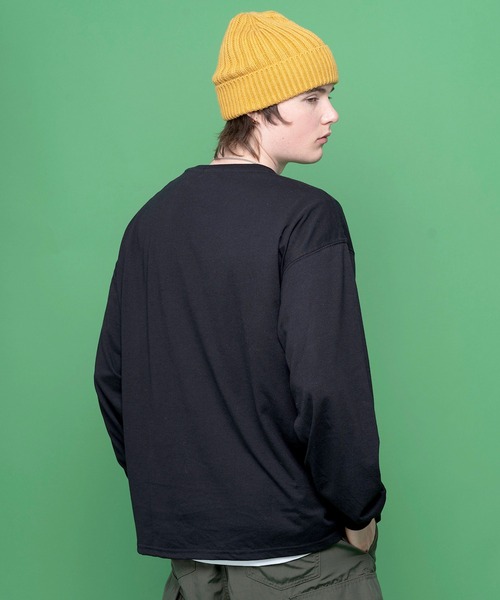 FILA(フィラ)の「【FILA/フィラ】WEB限定 筆記体刺繍 ビックシルエット ロングスリーブTシャツ ロンT(Tシャツ/カットソー・メンズ・ホワイト/ブラック/ブルー系その他/ダークグリーン/ベージュ・LL/M/L/3L)」の21枚目の写真