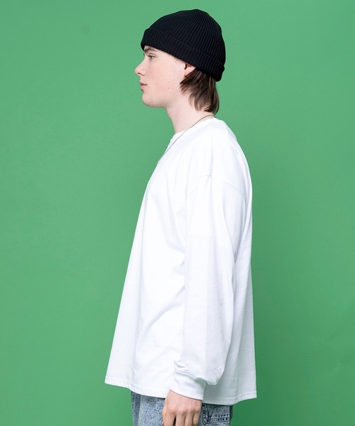 FILA(フィラ)の「【FILA/フィラ】WEB限定 筆記体刺繍 ビックシルエット ロングスリーブTシャツ ロンT(Tシャツ/カットソー・メンズ・ホワイト/ブラック/ブルー系その他/ダークグリーン/ベージュ・LL/M/L/3L)」の15枚目の写真