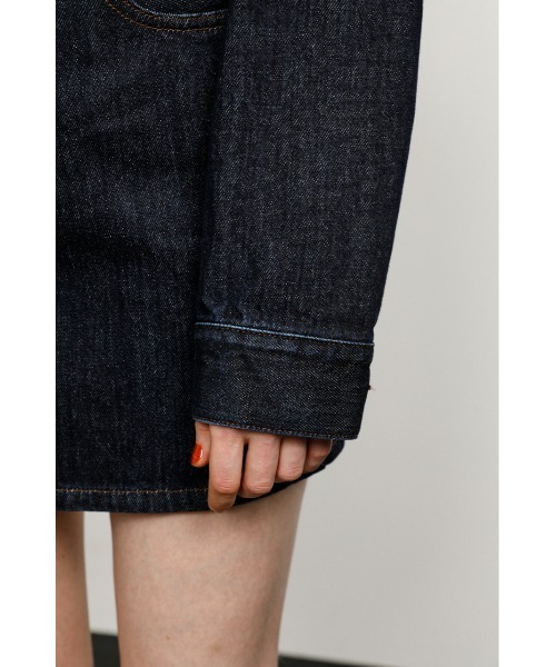 SLY（スライ）の「LUCAS CROP JK-A デニムジャケット（デニムジャケット・レディース・ブルー・1/2）」の6枚目の写真