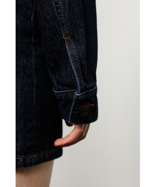 SLY（スライ）の「LUCAS CROP JK-A デニムジャケット（デニムジャケット・レディース・ブルー・1/2）」の11枚目の写真