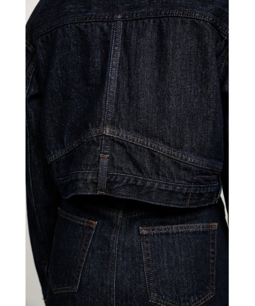 SLY（スライ）の「LUCAS CROP JK-A デニムジャケット（デニムジャケット・レディース・ブルー・1/2）」の4枚目の写真