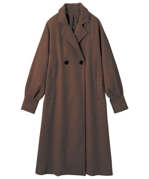 GeeRA(ジーラ)の「バックタック袖ボリュームコート(その他アウター・レディース・ブラウン/ベージュ・SMALL/LARGE/MEDIUM)」の6枚目の写真