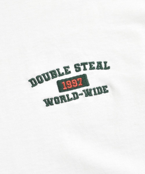 DOUBLE STEAL（ダブルスティール）の「Old School Font 長袖Tシャツ（Tシャツ/カットソー・メンズ・ホワイト/アッシュグレー/ブラック/ダークグリーン/サンドグレー・MEDIUM/LARGE/X-LARGE）」の9枚目の写真