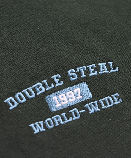 DOUBLE STEAL（ダブルスティール）の「Old School Font 長袖Tシャツ（Tシャツ/カットソー・メンズ・ホワイト/アッシュグレー/ブラック/ダークグリーン/サンドグレー・MEDIUM/LARGE/X-LARGE）」の14枚目の写真