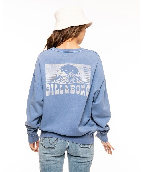 BILLABONG(ビラボン)の「BILLABONG レディース 【ORGANIC COTTON】 GRAPHIC ORGANIC SWEA クルーネックトレーナー 【2021年秋冬モデル】/ビラボンレディーススウェット(スウェット・レディース・ホワイト/ブラック/アイボリー/ブルー系その他・MEDIUM)」の15枚目の写真