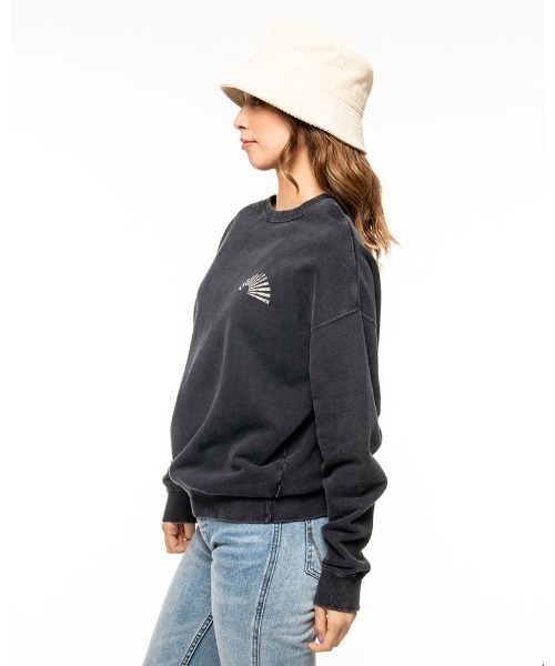 BILLABONG(ビラボン)の「BILLABONG レディース 【ORGANIC COTTON】 GRAPHIC ORGANIC SWEA クルーネックトレーナー 【2021年秋冬モデル】/ビラボンレディーススウェット(スウェット・レディース・ホワイト/ブラック/アイボリー/ブルー系その他・MEDIUM)」の16枚目の写真