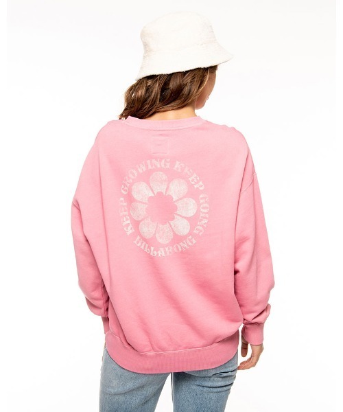 BILLABONG(ビラボン)の「BILLABONG レディース 【ORGANIC COTTON】 GRAPHIC ORGANIC SWEA クルーネックトレーナー 【2021年秋冬モデル】/ビラボンレディーススウェット(スウェット・レディース・ホワイト/ブラック/アイボリー/ブルー系その他・MEDIUM)」の11枚目の写真