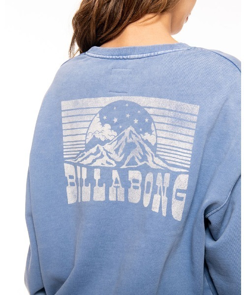 BILLABONG(ビラボン)の「BILLABONG レディース 【ORGANIC COTTON】 GRAPHIC ORGANIC SWEA クルーネックトレーナー 【2021年秋冬モデル】/ビラボンレディーススウェット(スウェット・レディース・ホワイト/ブラック/アイボリー/ブルー系その他・MEDIUM)」の7枚目の写真