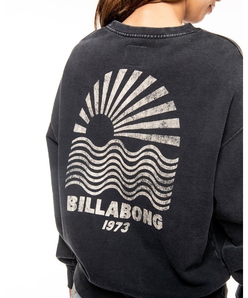 BILLABONG(ビラボン)の「BILLABONG レディース 【ORGANIC COTTON】 GRAPHIC ORGANIC SWEA クルーネックトレーナー 【2021年秋冬モデル】/ビラボンレディーススウェット(スウェット・レディース・ホワイト/ブラック/アイボリー/ブルー系その他・MEDIUM)」の6枚目の写真