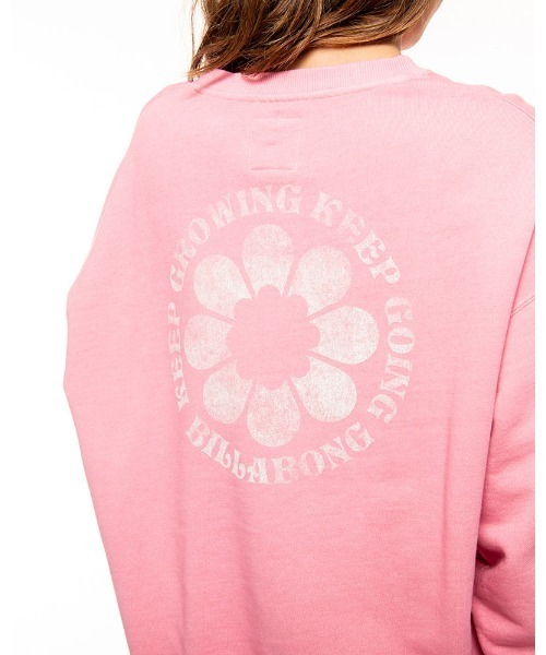 BILLABONG(ビラボン)の「BILLABONG レディース 【ORGANIC COTTON】 GRAPHIC ORGANIC SWEA クルーネックトレーナー 【2021年秋冬モデル】/ビラボンレディーススウェット(スウェット・レディース・ホワイト/ブラック/アイボリー/ブルー系その他・MEDIUM)」の21枚目の写真