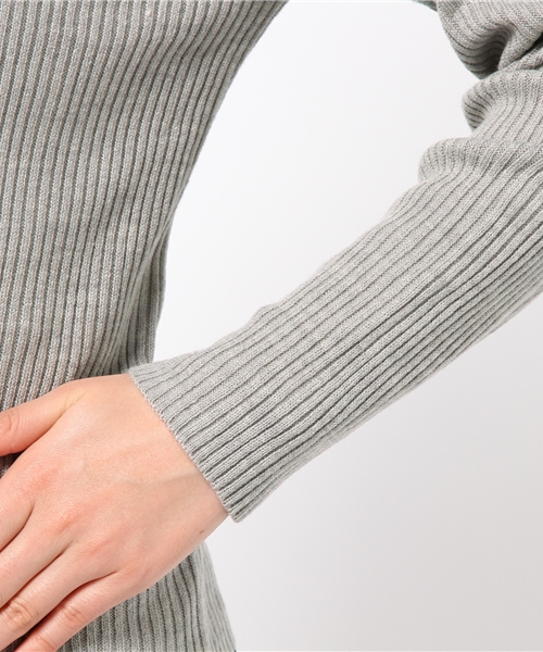 Chico（チコ）の「肩フリルRIBクルーネック（ニット/セーター・レディース・ホワイト/グレー/ブラック・FREE）」の9枚目の写真