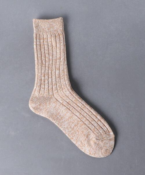 ROTOTO（ロトト）の「＜ROTOTO（ロトト）＞ 3PACK RIBBED CRW/ソックス（ソックス/靴下・メンズ・ナチュラル・FREE）」の2枚目の写真
