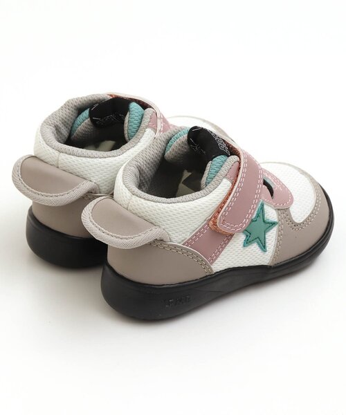 IFME（イフミー）の「/IFME(イフミー)ミドルカットスニーカー（スニーカー・キッズ・サックスブルー/レインボー/グレー・14.5/16/15 /13/13.5/17/14/19/18）」の6枚目の写真