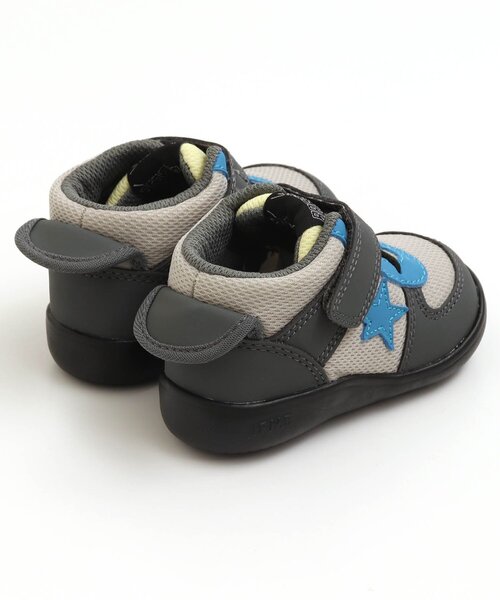 IFME（イフミー）の「/IFME(イフミー)ミドルカットスニーカー（スニーカー・キッズ・サックスブルー/レインボー/グレー・14.5/16/15 /13/13.5/17/14/19/18）」の7枚目の写真