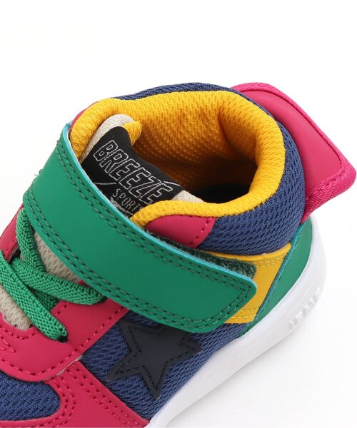 IFME（イフミー）の「/IFME(イフミー)ミドルカットスニーカー（スニーカー・キッズ・サックスブルー/レインボー/グレー・14.5/16/15 /13/13.5/17/14/19/18）」の9枚目の写真