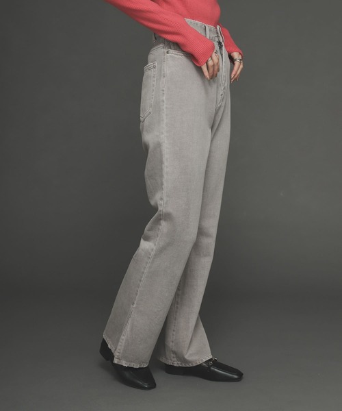 SENSE OF PLACE by URBAN RESEARCH（センスオブプレイスバイアーバンリサーチ）の「フェードカラースリットフレアカラーパンツ（その他パンツ・レディース・アイボリー/グレー/チャコールグレー・SMALL/MEDIUM）」の11枚目の写真