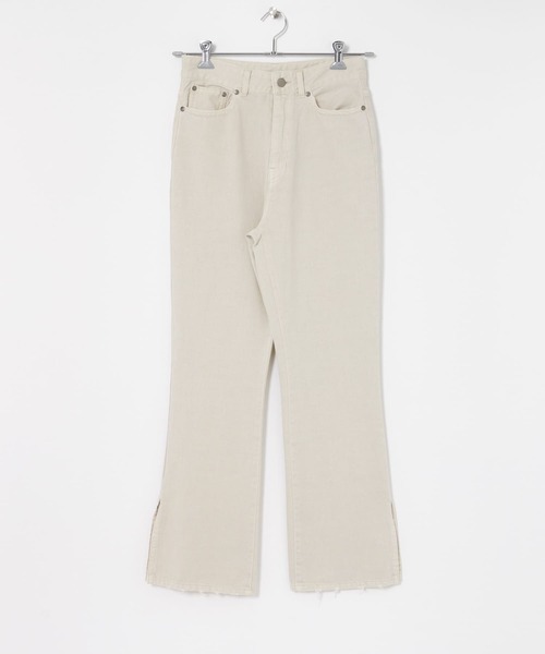 SENSE OF PLACE by URBAN RESEARCH（センスオブプレイスバイアーバンリサーチ）の「フェードカラースリットフレアカラーパンツ（その他パンツ・レディース・アイボリー/グレー/チャコールグレー・SMALL/MEDIUM）」の21枚目の写真