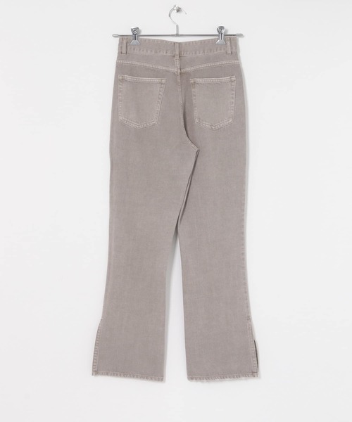 SENSE OF PLACE by URBAN RESEARCH（センスオブプレイスバイアーバンリサーチ）の「フェードカラースリットフレアカラーパンツ（その他パンツ・レディース・アイボリー/グレー/チャコールグレー・SMALL/MEDIUM）」の13枚目の写真