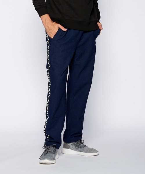 FILA(フィラ)の「【FILA / フィラ】保温 UVカット 裏起毛テーパードパンツ(スラックス・メンズ・ブラック/杢グレー/ネイビー・MEDIUM/LARGE/X-LARGE)」の2枚目の写真