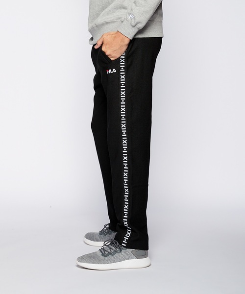 FILA(フィラ)の「【FILA / フィラ】保温 UVカット 裏起毛テーパードパンツ(スラックス・メンズ・ブラック/杢グレー/ネイビー・MEDIUM/LARGE/X-LARGE)」の8枚目の写真