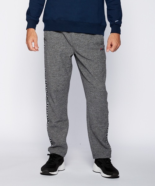 FILA(フィラ)の「【FILA / フィラ】保温 UVカット 裏起毛テーパードパンツ(スラックス・メンズ・ブラック/杢グレー/ネイビー・MEDIUM/LARGE/X-LARGE)」の15枚目の写真