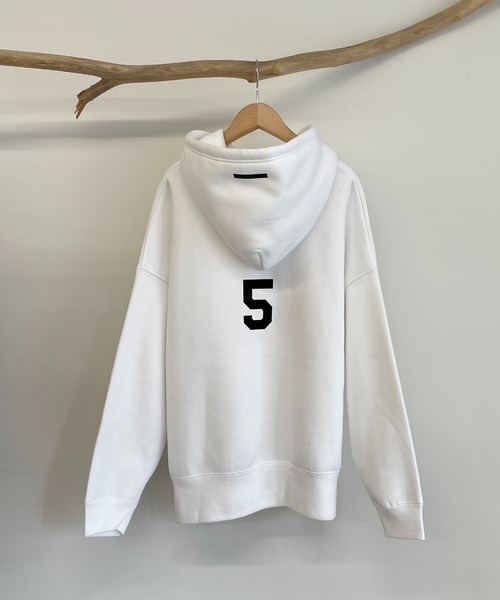 CANAL JEAN（キャナルジーン）の「1975 TOKYO(1975 トーキョー) "TEAM5"Hoodie裏起毛トレーナー（パーカー・レディース・ホワイト/アッシュグレー/ブラック/パープル・LARGE/X-LARGE）」の12枚目の写真