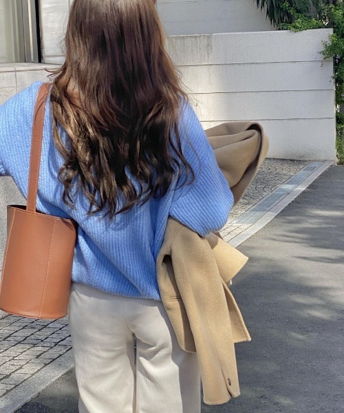 mood for a day（ムードフォーアデイ）の「round bag pouch set / ラウンドバッグ ポーチセット（ショルダーバッグ・レディース・ブラック/ブラウン・FREE）」の7枚目の写真