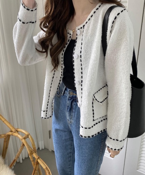 mood for a day（ムードフォーアデイ）の「round bag pouch set / ラウンドバッグ ポーチセット（ショルダーバッグ・レディース・ブラック/ブラウン・FREE）」の9枚目の写真
