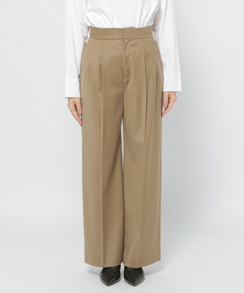 yuw（ユウ）の「WIDE TROUSER　235876（その他パンツ・レディース・ブラック/ブラウン/ブルー・LARGE/MEDIUM）」の13枚目の写真