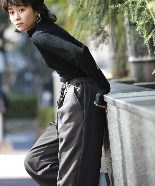 FREAK'S STORE(フリークスストア)の「【WEB限定】ウォッシャブルアウトリンキングタートル(ニット/セーター・レディース・ピンク/サックスブルー/オリーブ/ダークブラウン/ブラック・フリ-)」の22枚目の写真