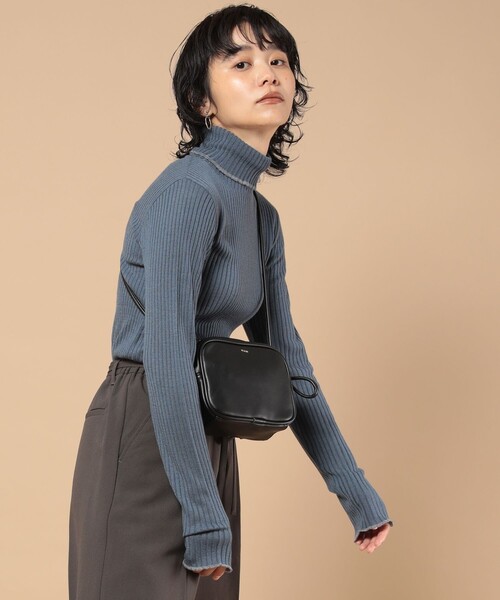 FREAK'S STORE(フリークスストア)の「【WEB限定】ウォッシャブルアウトリンキングタートル(ニット/セーター・レディース・ピンク/サックスブルー/オリーブ/ダークブラウン/ブラック・フリ-)」の13枚目の写真