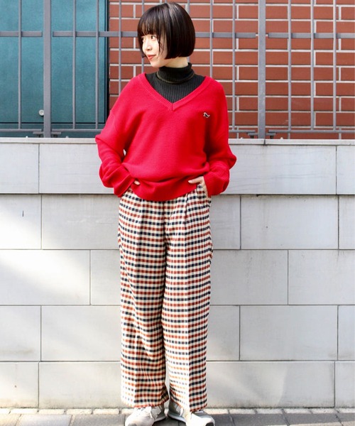 FREAK'S STORE(フリークスストア)の「【WEB限定】ウォッシャブルアウトリンキングタートル(ニット/セーター・レディース・ピンク/サックスブルー/オリーブ/ダークブラウン/ブラック・フリ-)」の10枚目の写真