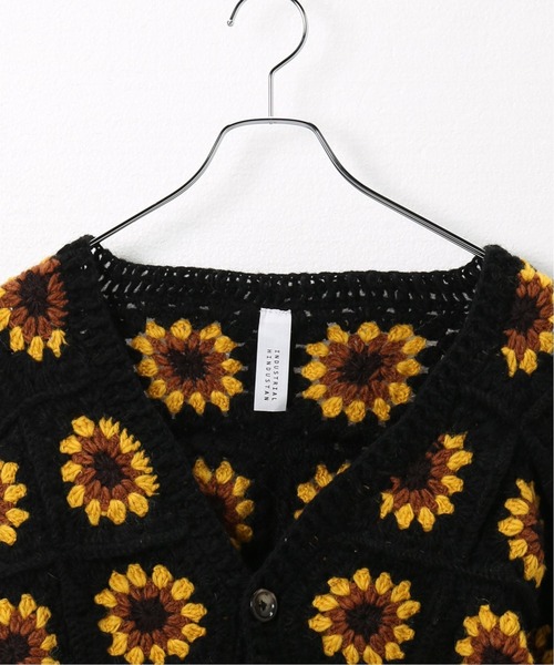 Niche ニッチ クロシェカーディガン niche.（ニッチ）の「【Niche.×JW】別注 Crochet Cradigan