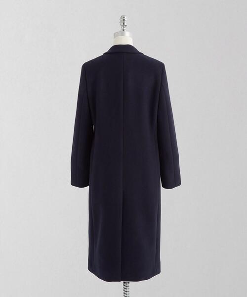 LOEFF（ロエフ）の「＜LOEFF（ロエフ）＞メルトン チェスターコート◆（チェスターコート・レディース・ダークブラウン/ネイビー・1/0）」の16枚目の写真