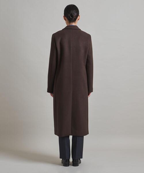 LOEFF（ロエフ）の「＜LOEFF（ロエフ）＞メルトン チェスターコート◆（チェスターコート・レディース・ダークブラウン/ネイビー・1/0）」の15枚目の写真