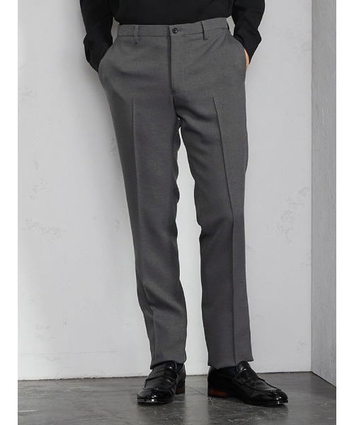 Perfect Suit FActory（パーフェクトスーツファクトリー）の「PSFAグッドビズスラックス無地（スラックス・メンズ・ネイビー/チャコールグレー/ブルー・79/88/82/76/85）」の2枚目の写真