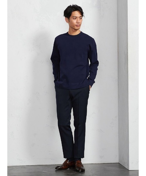 Perfect Suit FActory（パーフェクトスーツファクトリー）の「PSFAグッドビズスラックス無地（スラックス・メンズ・ネイビー/チャコールグレー/ブルー・79/88/82/76/85）」の21枚目の写真