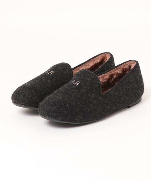 Samansa Mos2（サマンサ モスモス）の「35th SA刺繍フラットシューズ（その他シューズ・レディース・ベージュ/チャコール・LARGE/MEDIUM）」の3枚目の写真