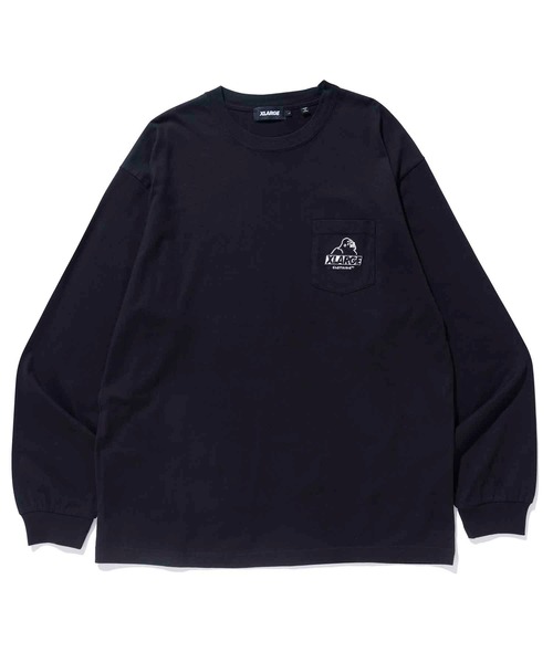 XLARGE（エクストララージ）の「EMBROIDERY SLANTED OG L/S POCKET TEE
